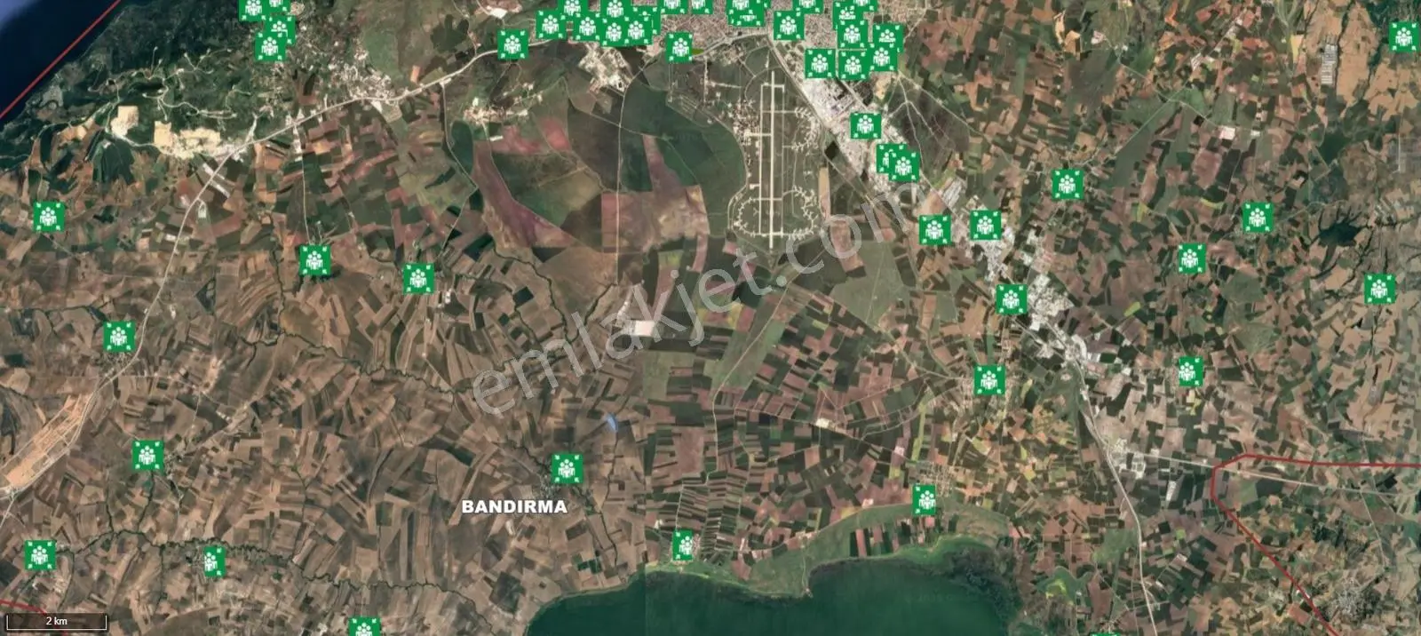 Külefli'de 21.460 M2 Yola Ve Köye Yakın Satılık Tarla — fotoğraf 13