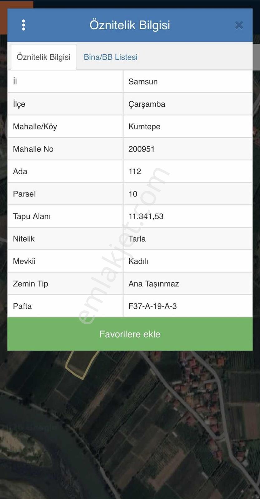 Samsun Çarşambada Satılık 11.341 M2 Verimli Tarla — fotoğraf 4