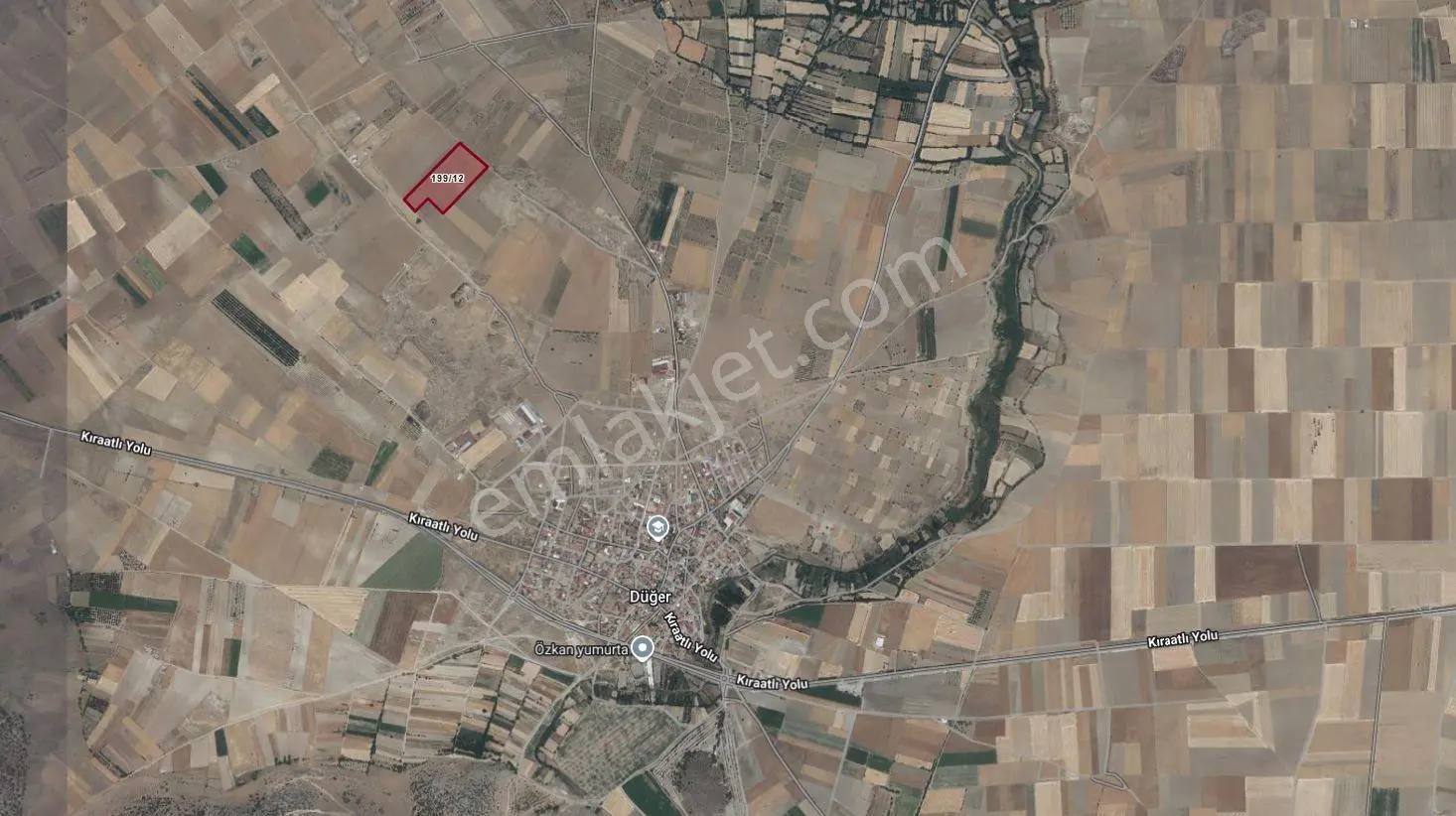 Burdur Düğer Köyün'de 38.000m2 Satılık Tarla — fotoğraf 2