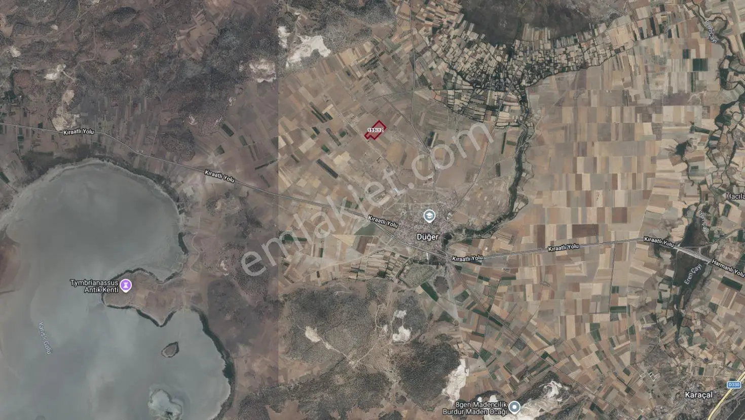 Burdur Düğer Köyün'de 38.000m2 Satılık Tarla — fotoğraf 3