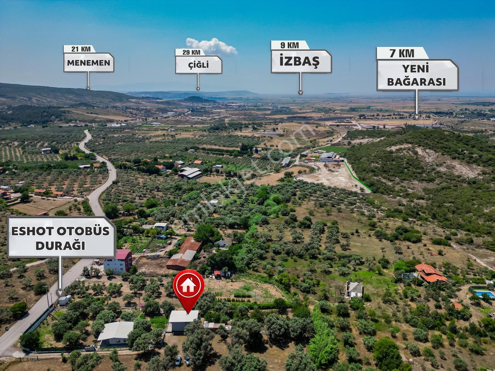 Foça Yeniköy'de 1.277 M2 Arsa Üzerinde Satılık Müstakil Ev — fotoğraf 20