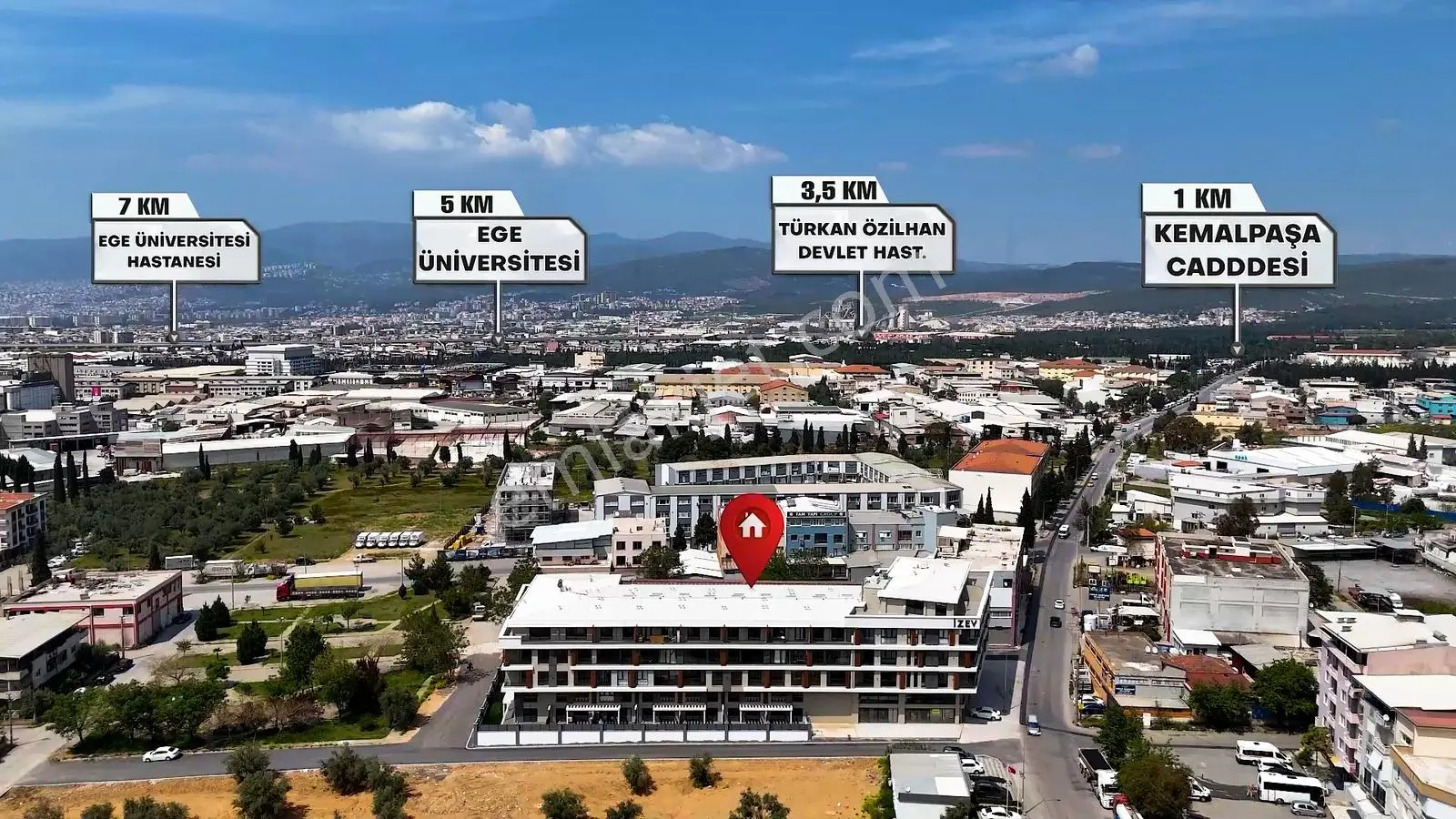 Bornova Site İçersi'nde Havuz Cepheli 3+1 Zemin Dubleks Daire — fotoğraf 26