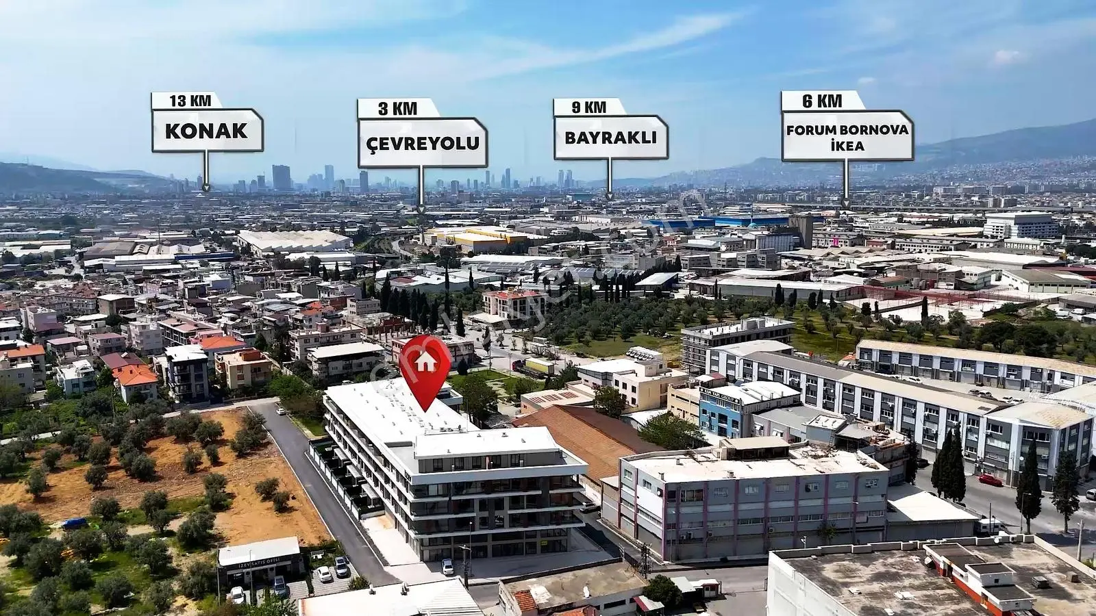 Bornova Site İçersi'nde Havuz Cepheli 3+1 Zemin Dubleks Daire — fotoğraf 27