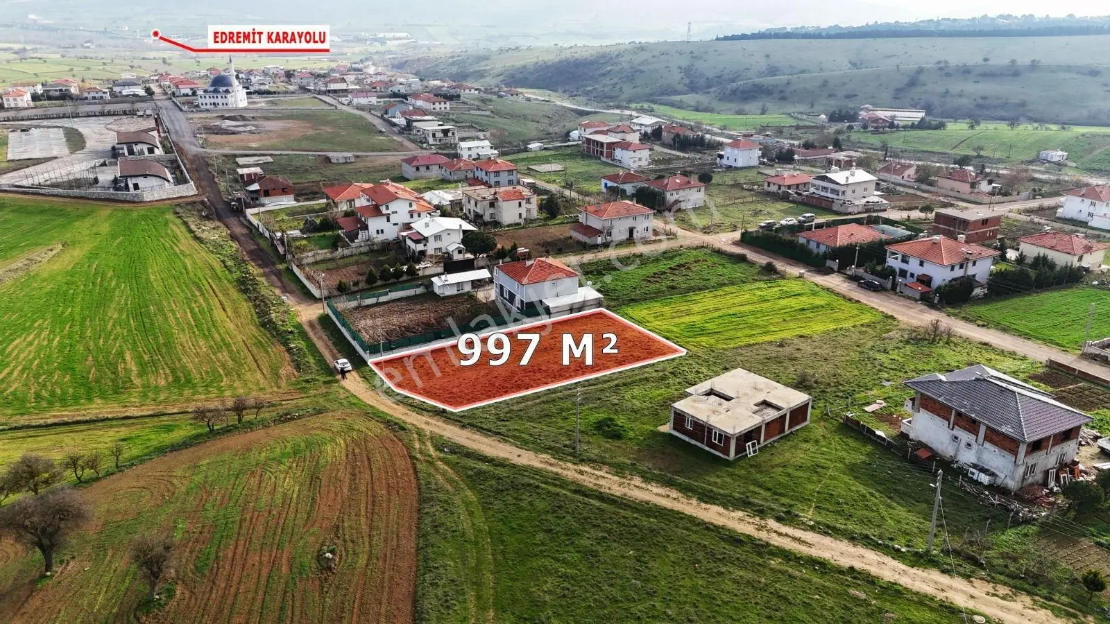 Karesi Naipli'De 997 M2 Satılık Konut İmarlı Arsa