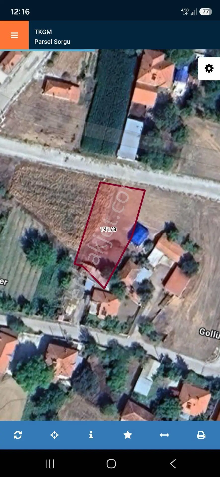 Çivril Gürpınar Mah. 707 M2 Köy İçinde Satılık Arsa — fotoğraf 2