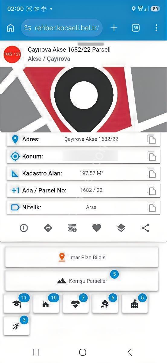 Çayırova Akse'de Yana Yana 2 Parsel Toplam 369 M² 3 Kat Konut — fotoğraf 4