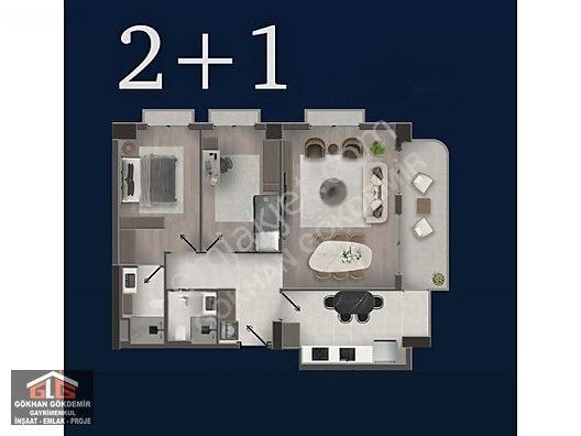 Ankarada Modern Yaşamın Yeni Adresi: Newest Corner|satılık 2+1 — fotoğraf 14