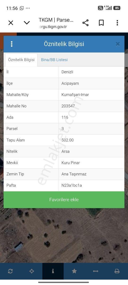 Kumafşarı Nda Fırsat Arsalar