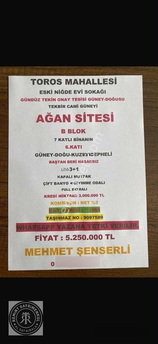 Toros Mahallesinde 3+1 Kapalı Mutfak Çift Banyo Giy Odalı! — fotoğraf 18