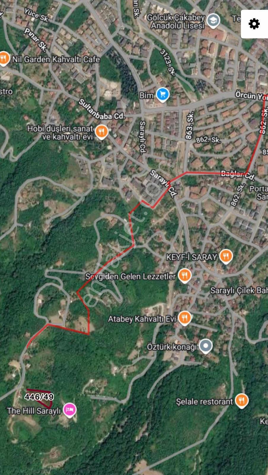 Saraylıda Deniz Manzaralı 2613 M2 Müstakil Parsel — fotoğraf 12