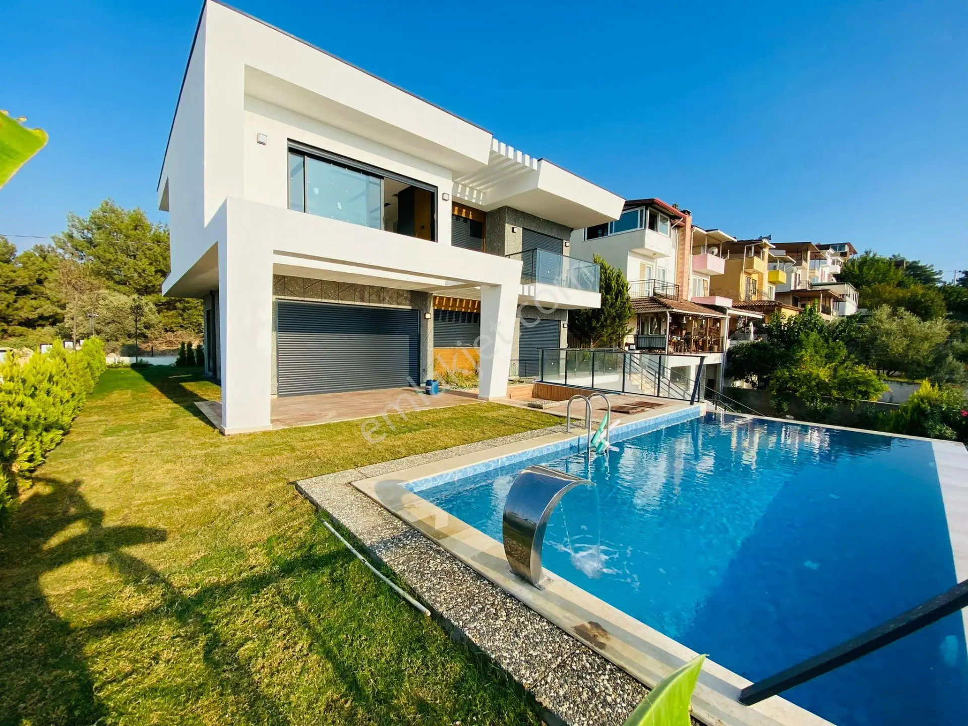Kuşadası Soğucakta Tam Müstakil 4+2 Deniz Manzaralı Satılık Villa — fotoğraf 2