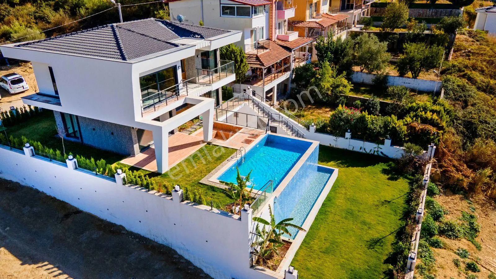 Kuşadası Soğucakta Tam Müstakil 4+2 Deniz Manzaralı Satılık Villa — fotoğraf 11