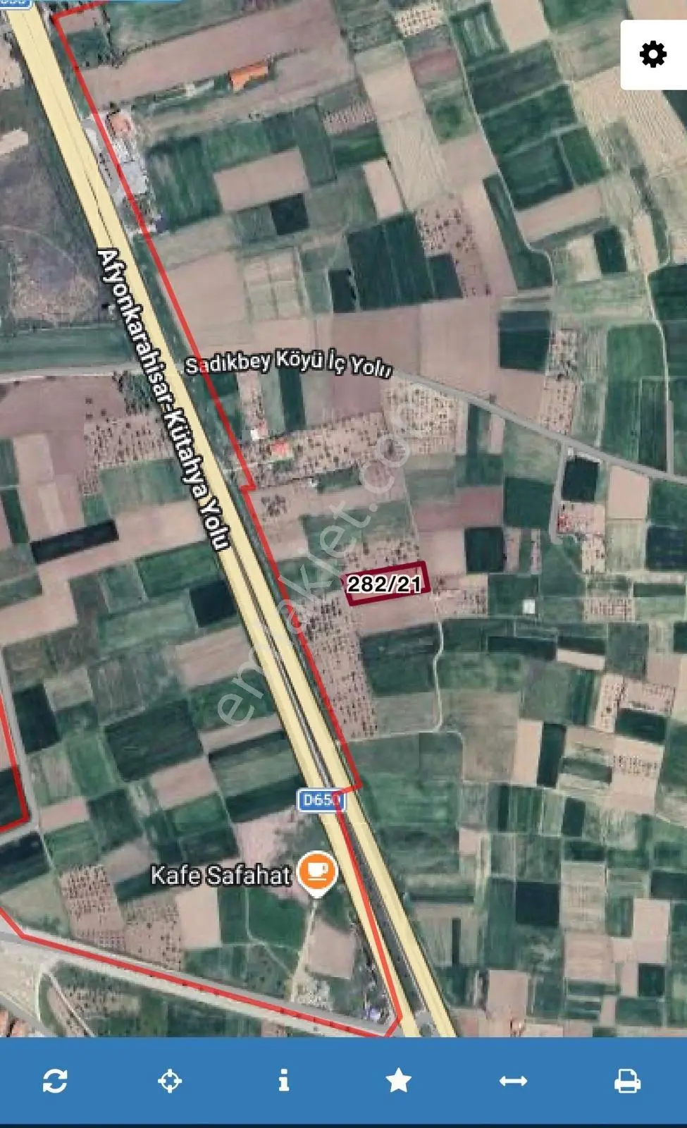Afyon-kütahya Yoluna 100 Mt Mesafede Satılık Arsa — fotoğraf 3