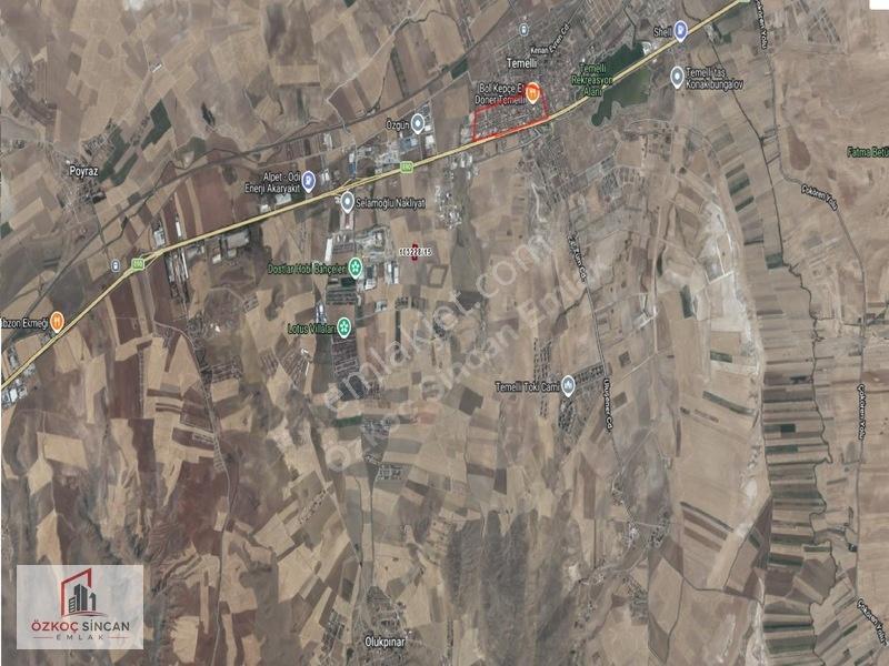 Temelli Cumhuriyet'te 344m2 Sanayi Depolama Alanı Arsası — fotoğraf 4