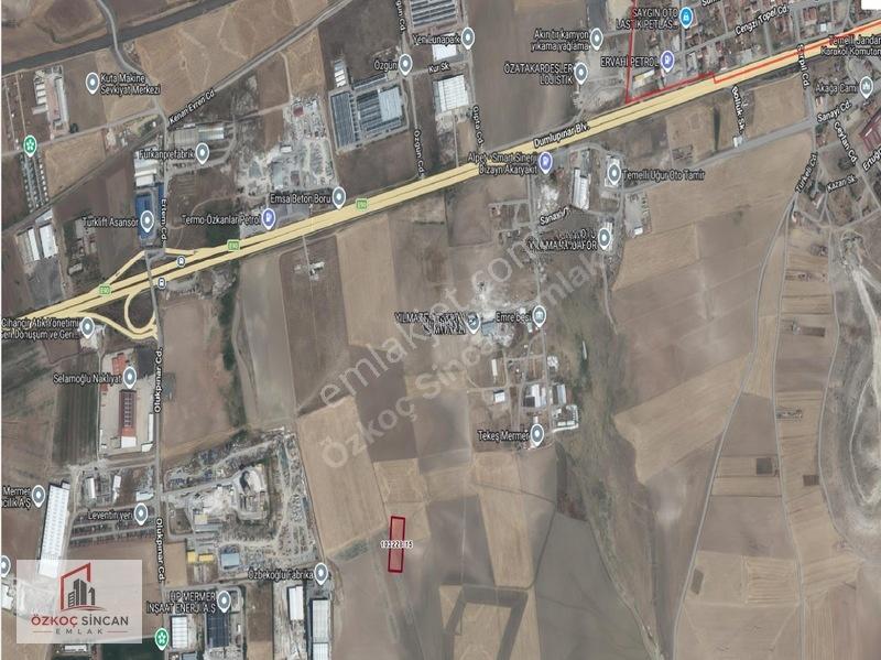 Temelli Cumhuriyet'te 344m2 Sanayi Depolama Alanı Arsası — fotoğraf 5