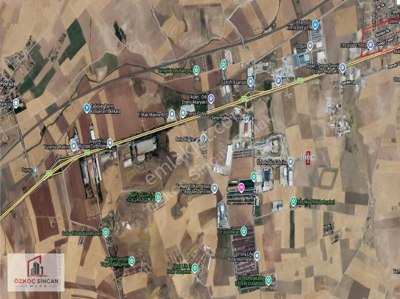 Temelli Cumhuriyet'te 344m2 Sanayi Depolama Alanı Arsası — fotoğraf 6