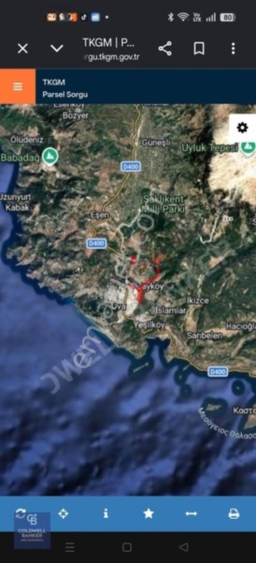 Kaş Kalkan Çavdır Mah'de Tek Tapu Satılık Uygun Fiyat Tarla — fotoğraf 4