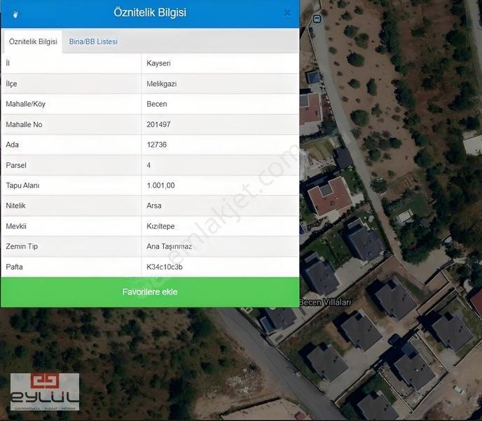 Becen'de 1.001 M² Satılık Villa Parseli — fotoğraf 2