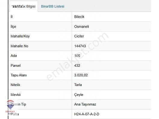Remax Mavi'den Osmaneli Cicilerde Elekt-su İçinde, 3020 M² Bahçe — fotoğraf 33