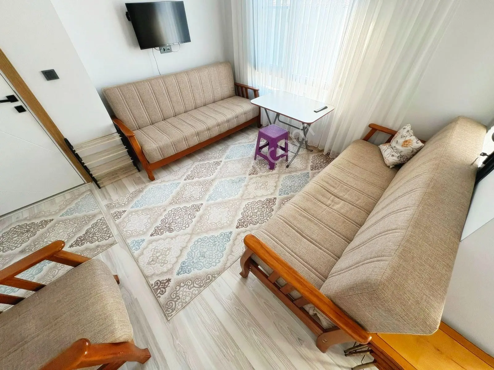 Aktif'ten Zeytinli'de Satılık Eşyalı Ön Cephe Arakat Harika 1+1 Daire — fotoğraf 9