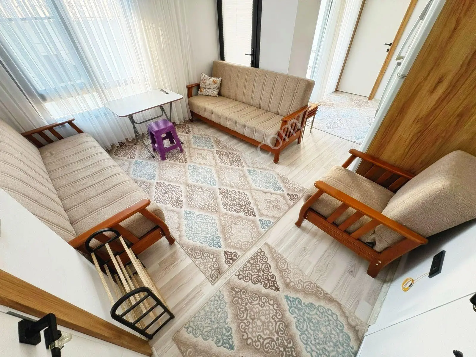 Aktif'ten Zeytinli'de Satılık Eşyalı Ön Cephe Arakat Harika 1+1 Daire — fotoğraf 21