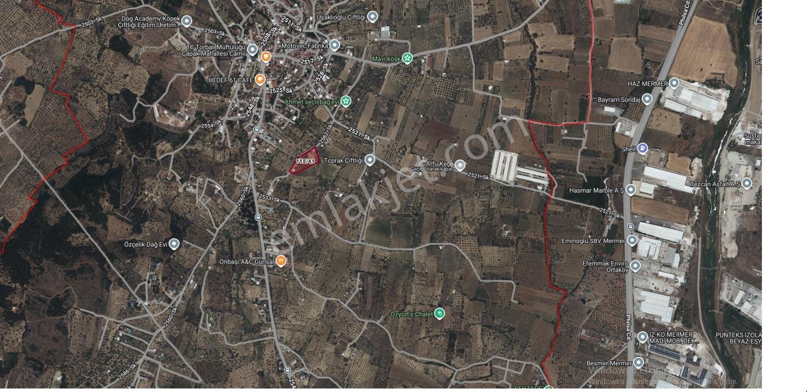 Akalın'dan Torbalı Çapanda 1.300 M2 Satılık Bağ Zeytinlik Alanı — fotoğraf 2