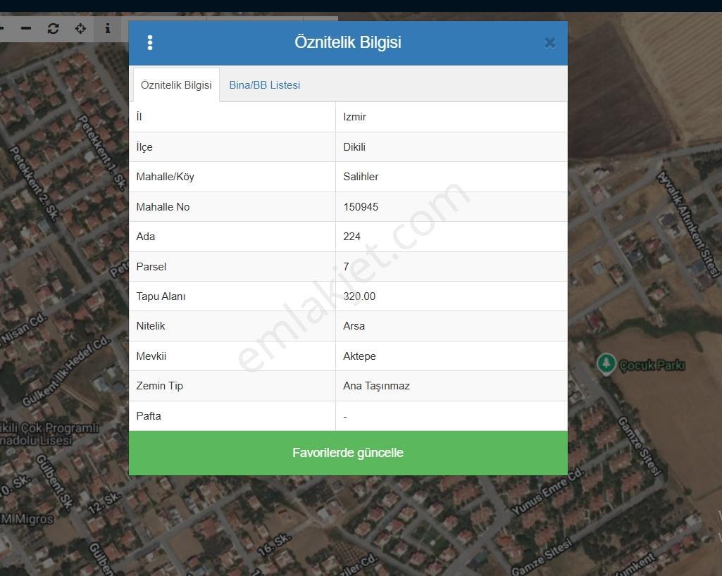 Dikili Salihlerde Kadastral Yola Cepheli 320 M² Satılık Arsa — fotoğraf 7