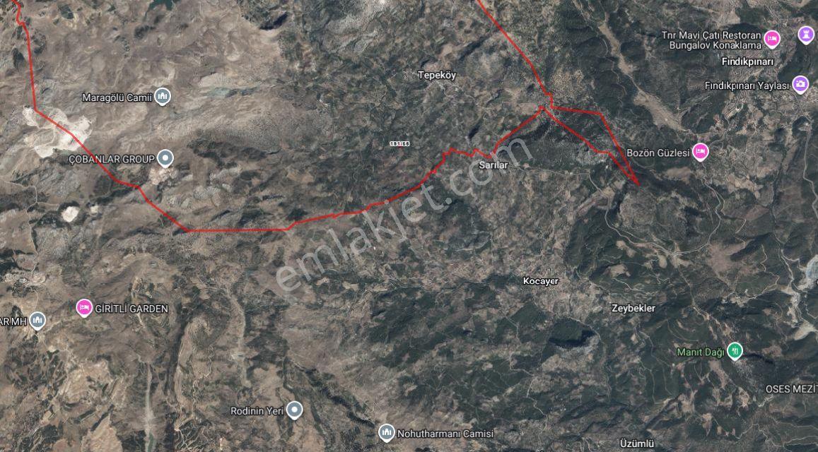 Fa'dan Mezitli Tepeköy'de Yola Cepheli 1.961 M² Satılık Bahçe — fotoğraf 4