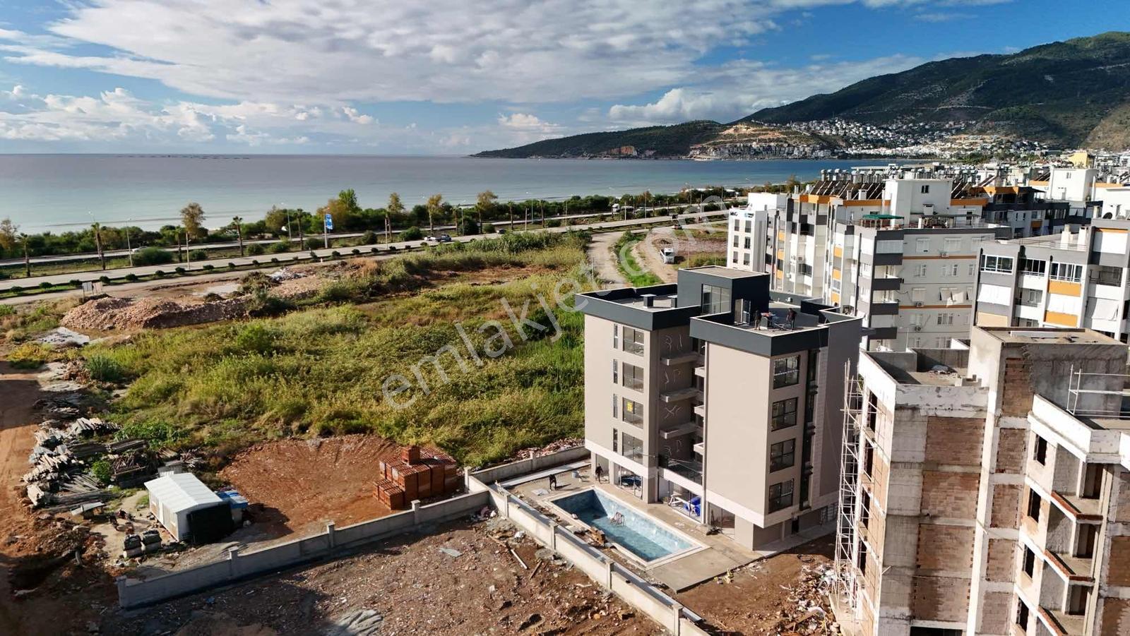Denize 200 Metre Havuzlu Site İçi Satılık Lüks Sıfır 1+1 Daire — fotoğraf 2