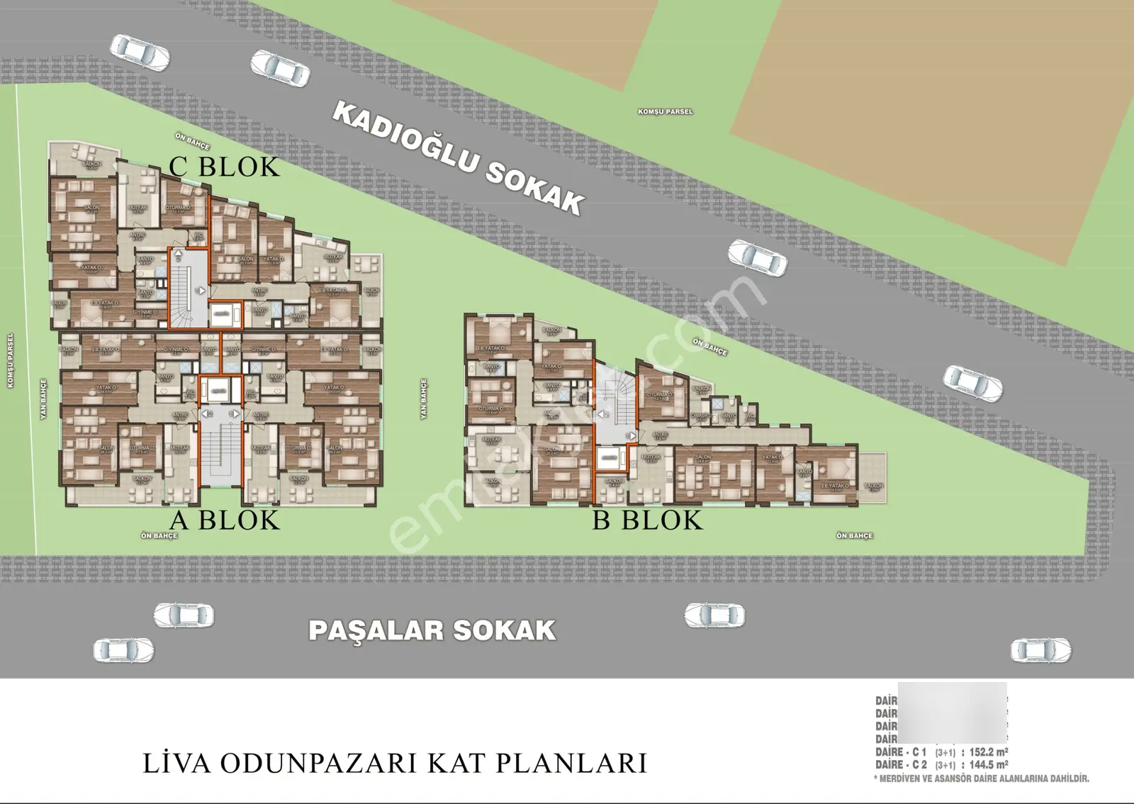 Rw Lıfe// Dede Mh. Sıfır 3+1 Satılık 150m2 Yerden Isıtmalı Daire — fotoğraf 23