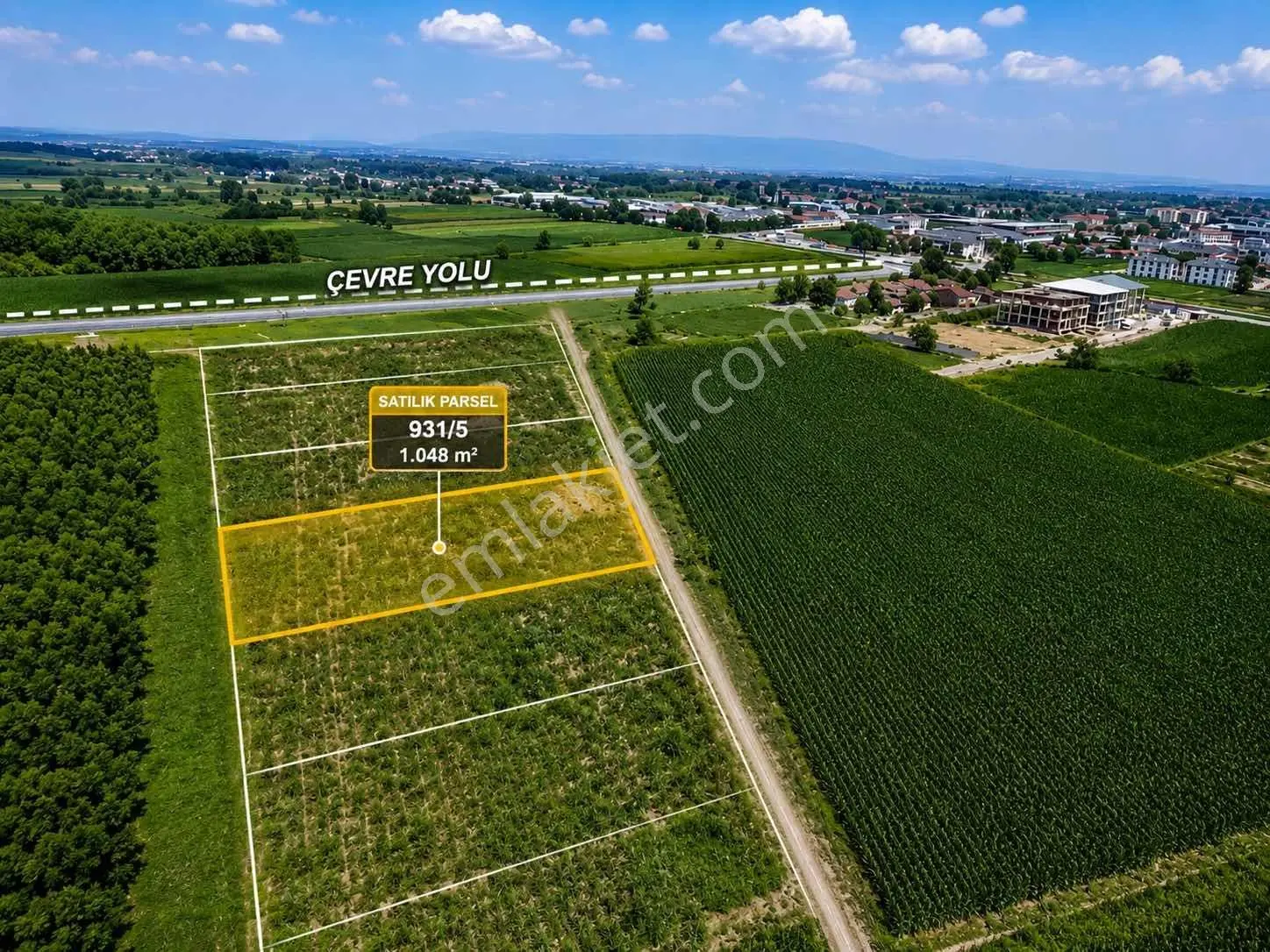 Akyazı Ömerciklerde %35 Konut İmarlı Yola Yakın 1048 Mt Arsa — fotoğraf 3