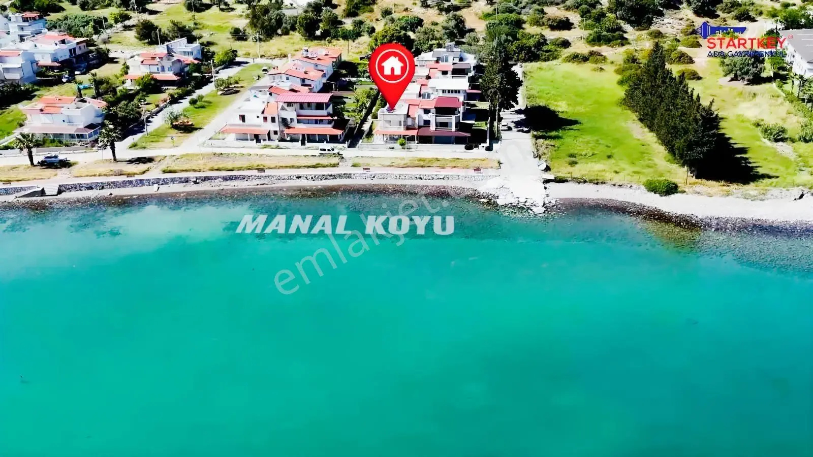 Mordoğan Manal'Da Denize Sıfır 3+1 Özel Mülk