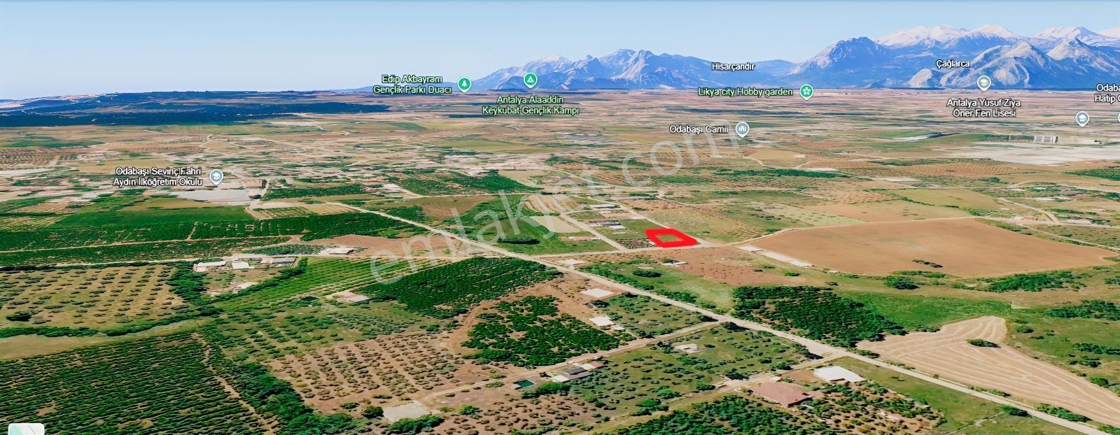 Antalya Kepez Odabaşı Mahallesi 393 M2 İmarlı Köşe Parsel — fotoğraf 4