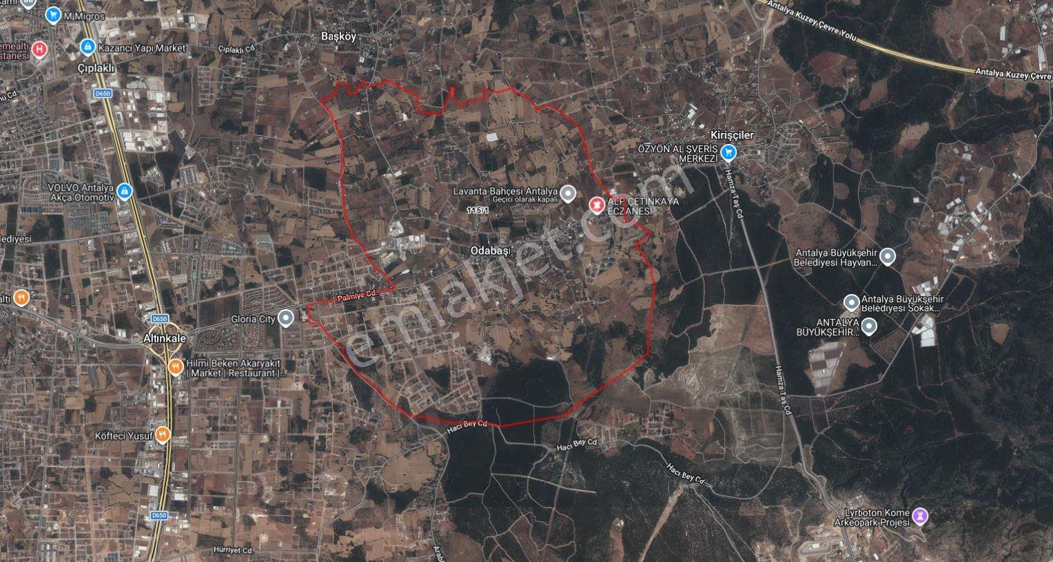 Antalya Kepez Odabaşı Mahallesi 393 M2 İmarlı Köşe Parsel — fotoğraf 8