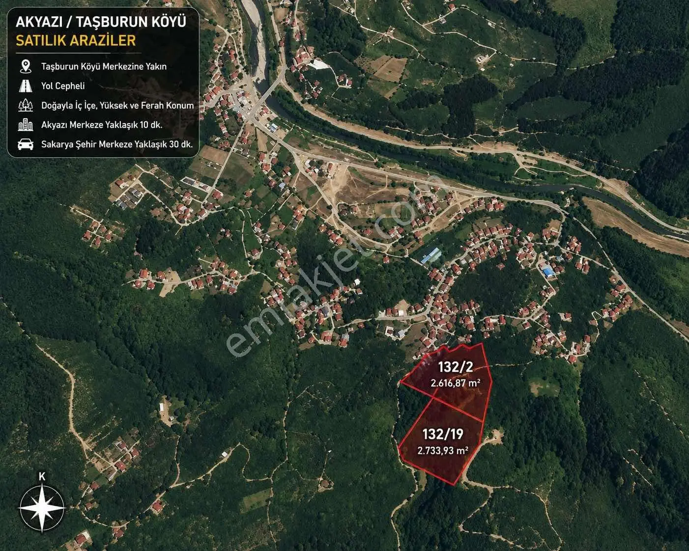 Mg Emlaktan Taşburunda İmarlı Satılık 2 Adet Arazi — fotoğraf 2
