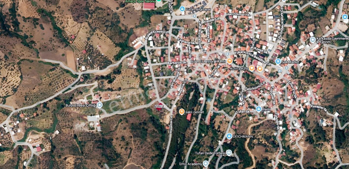 Yukarı Kızılca Manzaralı İmarlı Arsa