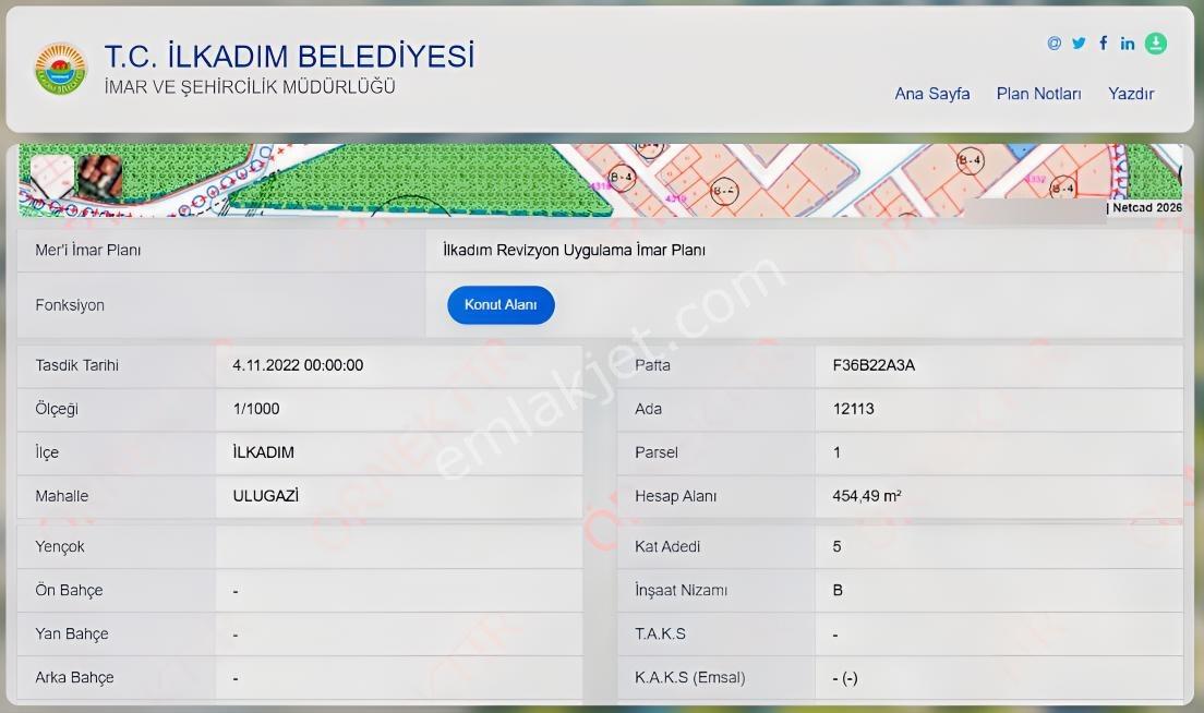 Hisar'dan Ulugazi Mah Kentsel Dönüşüm Bölgesinde Yatırımlık Arsa — fotoğraf 20