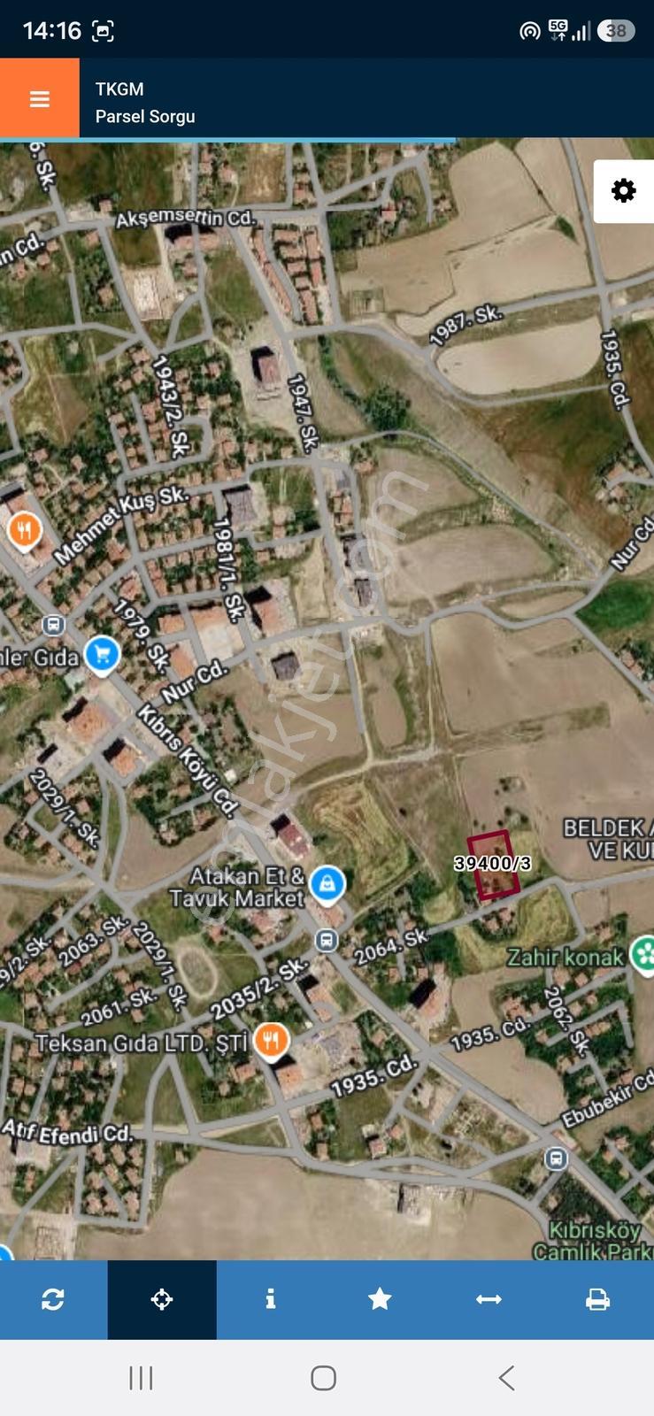 Akbal'dan Cadde Dibi Bir Daire Getirili 160m2 Satılk İmarlı Arsa — fotoğraf 5
