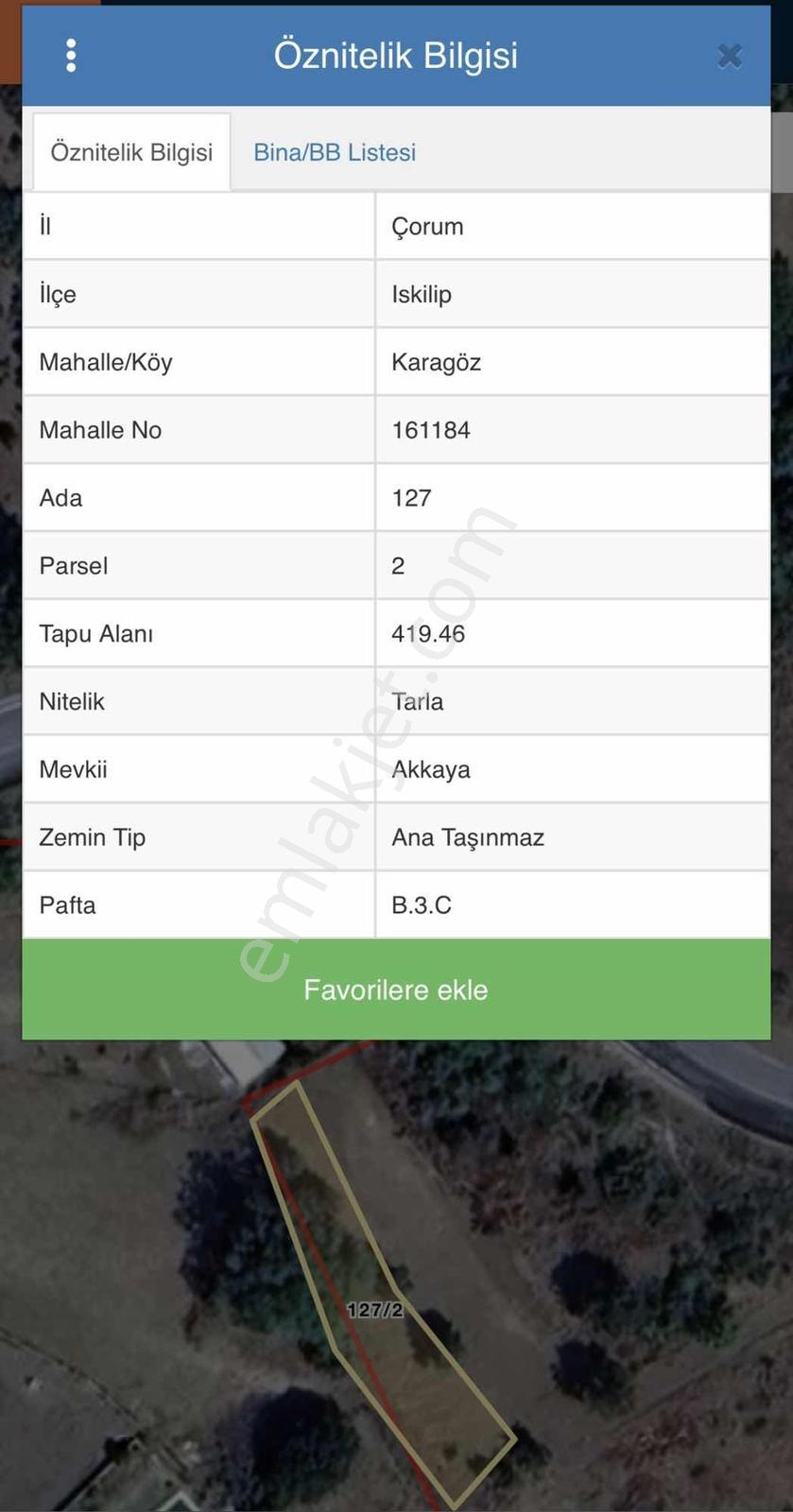 Satılık Bahçe 420m2 Tek Tapu — fotoğraf 2