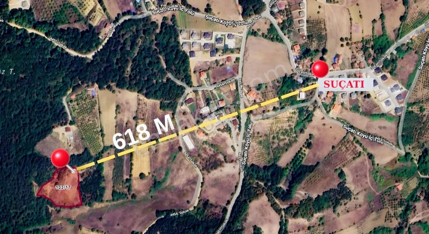 Geyve Suçatında 6.419 M² Muhteşem Orman Manzaralı Satılık Tarla — fotoğraf 3