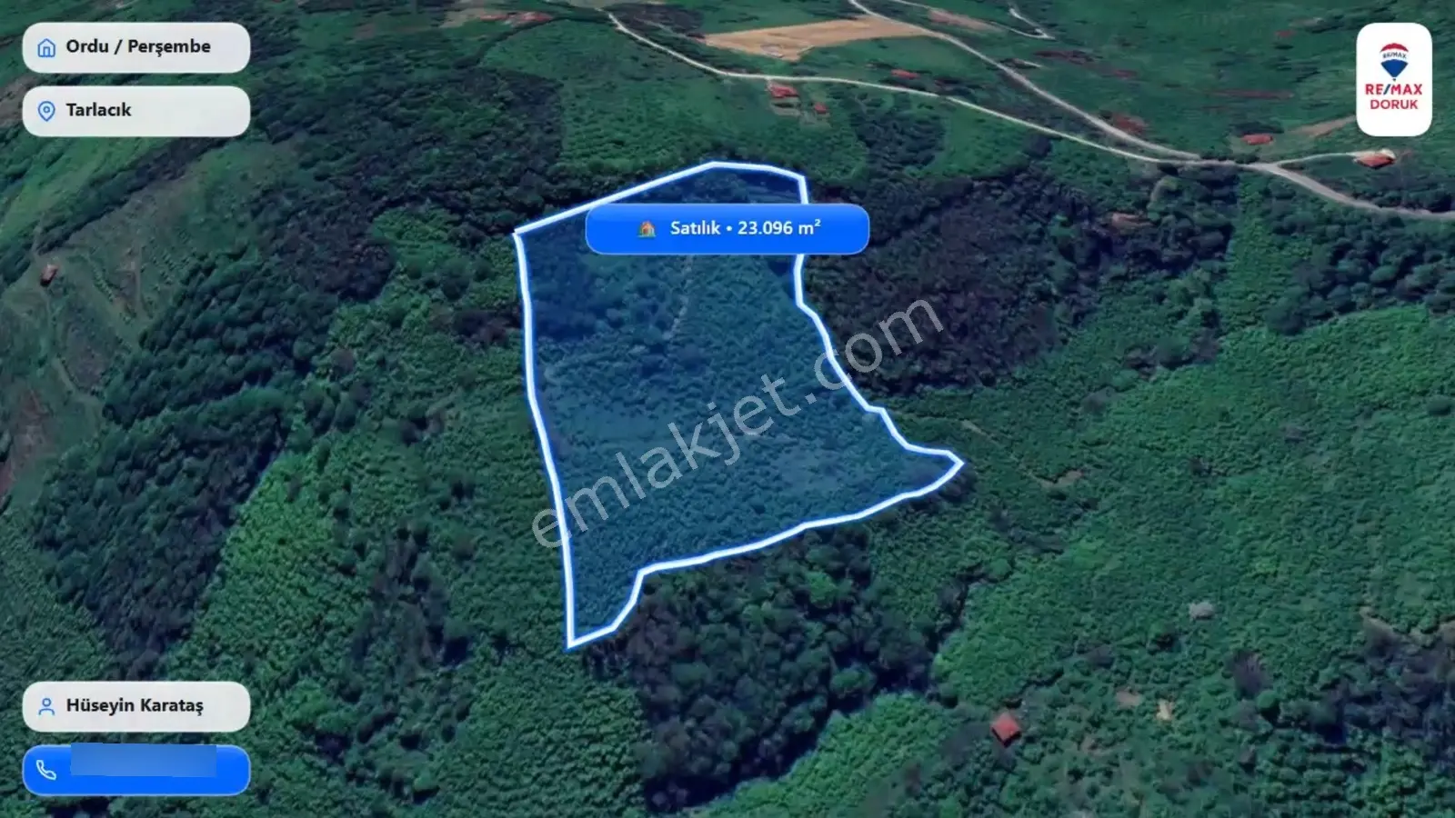 Perşembe Tarlacık'ta Satılık 23.096 M² Fındık Bahçesi Ve Tarla — fotoğraf 8