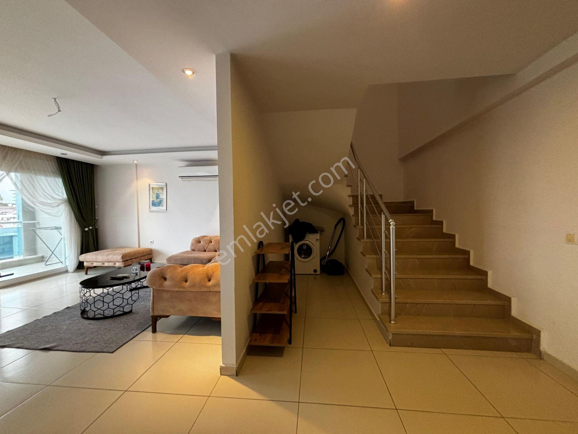 Alanya Kestelde Kale Ve Deniz Manzaralı Satılık 2+1 Lüks Penthouse — fotoğraf 4