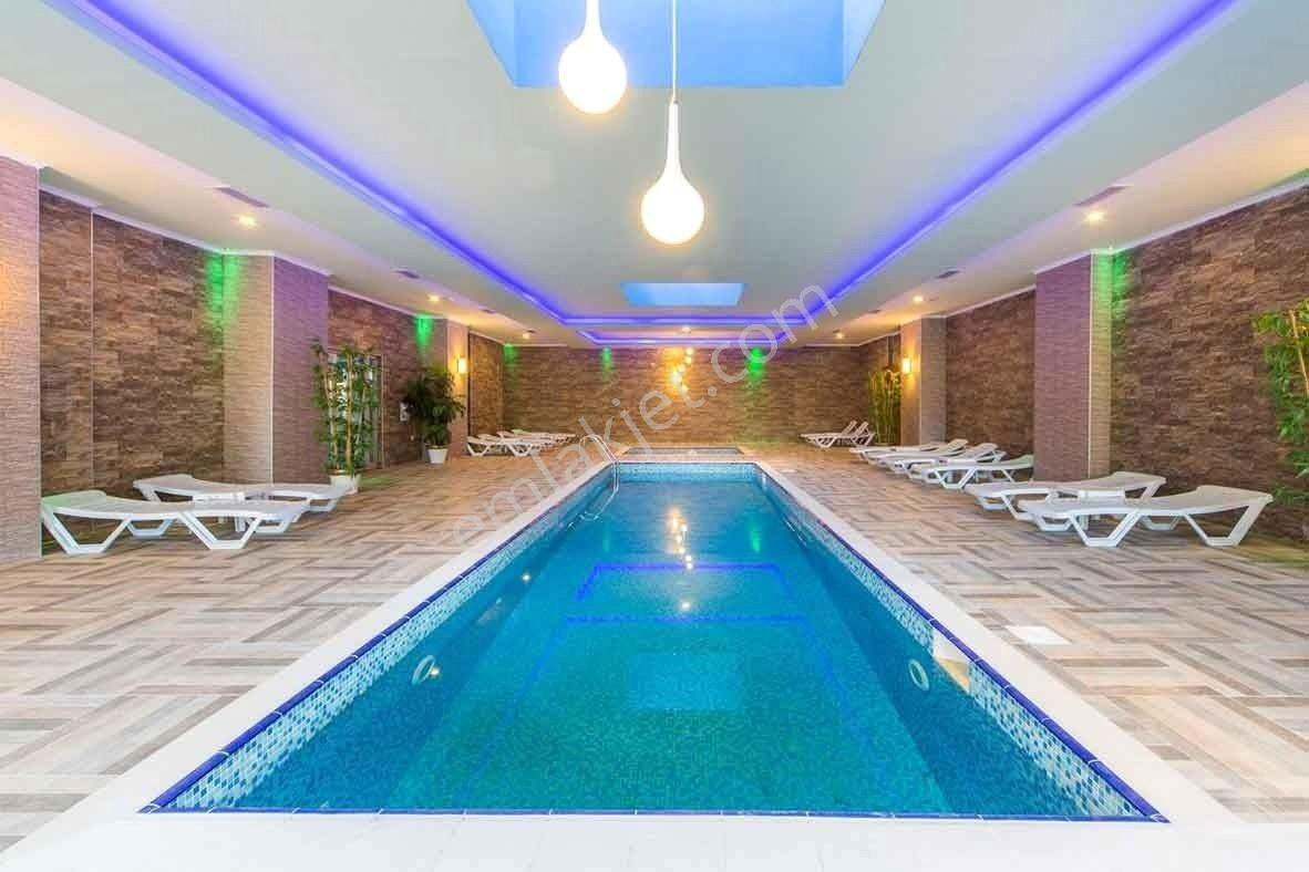 Alanya Kestelde Kale Ve Deniz Manzaralı Satılık 2+1 Lüks Penthouse — fotoğraf 12