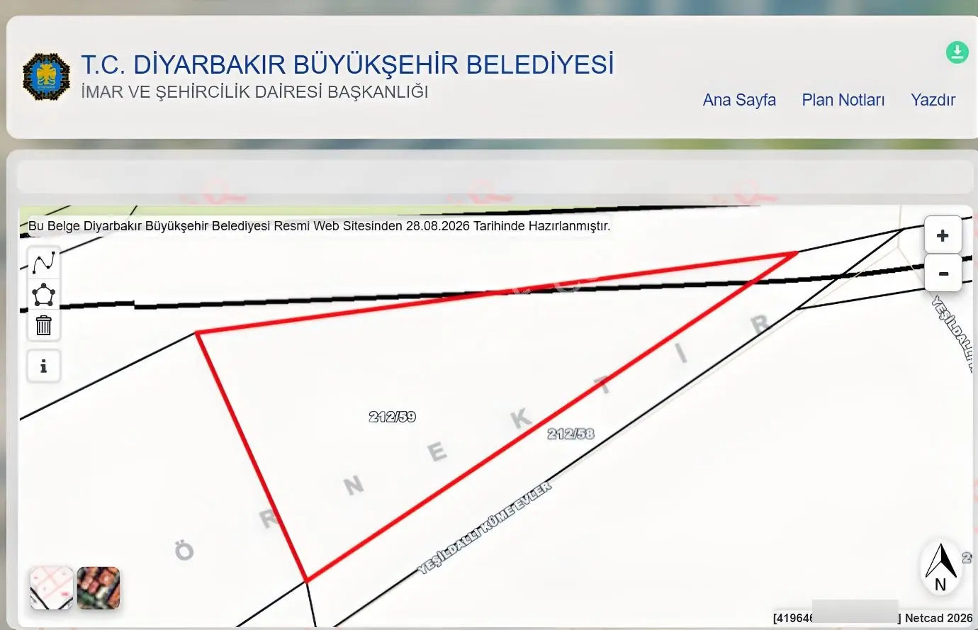 Diyarbakır Bağlar Hashavar Satılık Arsa — fotoğraf 3