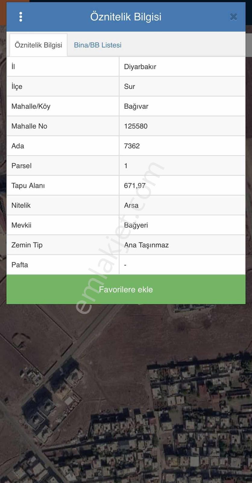 Sur Bağıvarda Şehir Merkezie Yakın Satılık İmarlı İfrazlı Arsa
