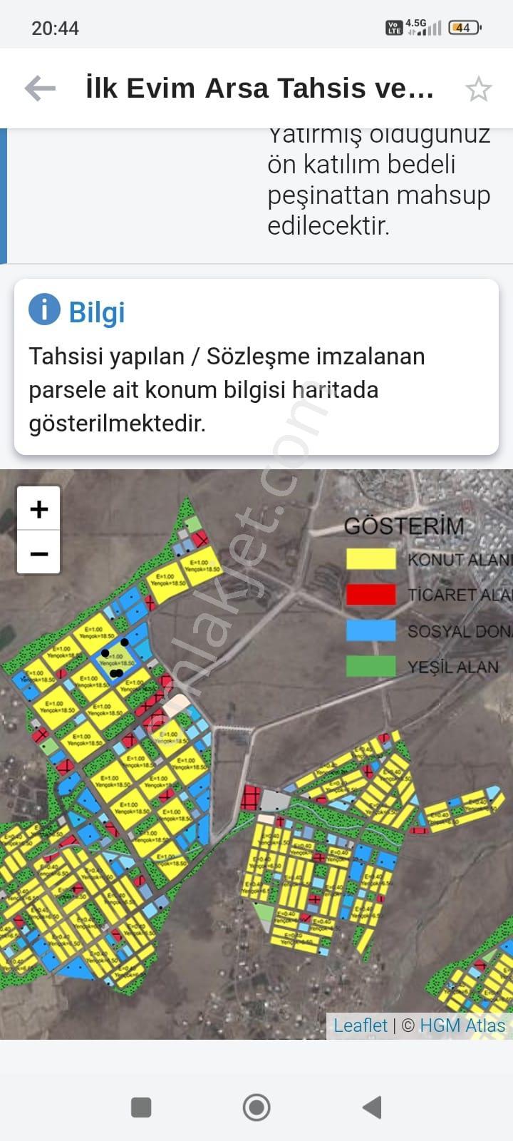 Toki Karahan-oğlaklıda 140 M² İlk Evim Arsa Hakkı | 900.000 Tl — fotoğraf 2