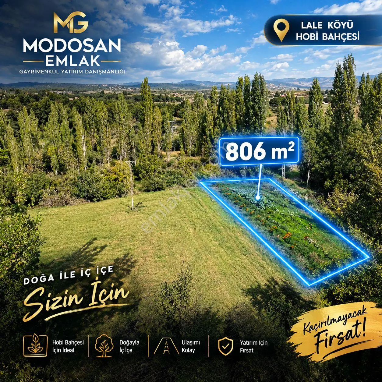 *Hayallerinizdeki Hobi Bahçesi Şimdi Uygun Fiyata* Lale Köyü Dere+Kapalı Devre S...