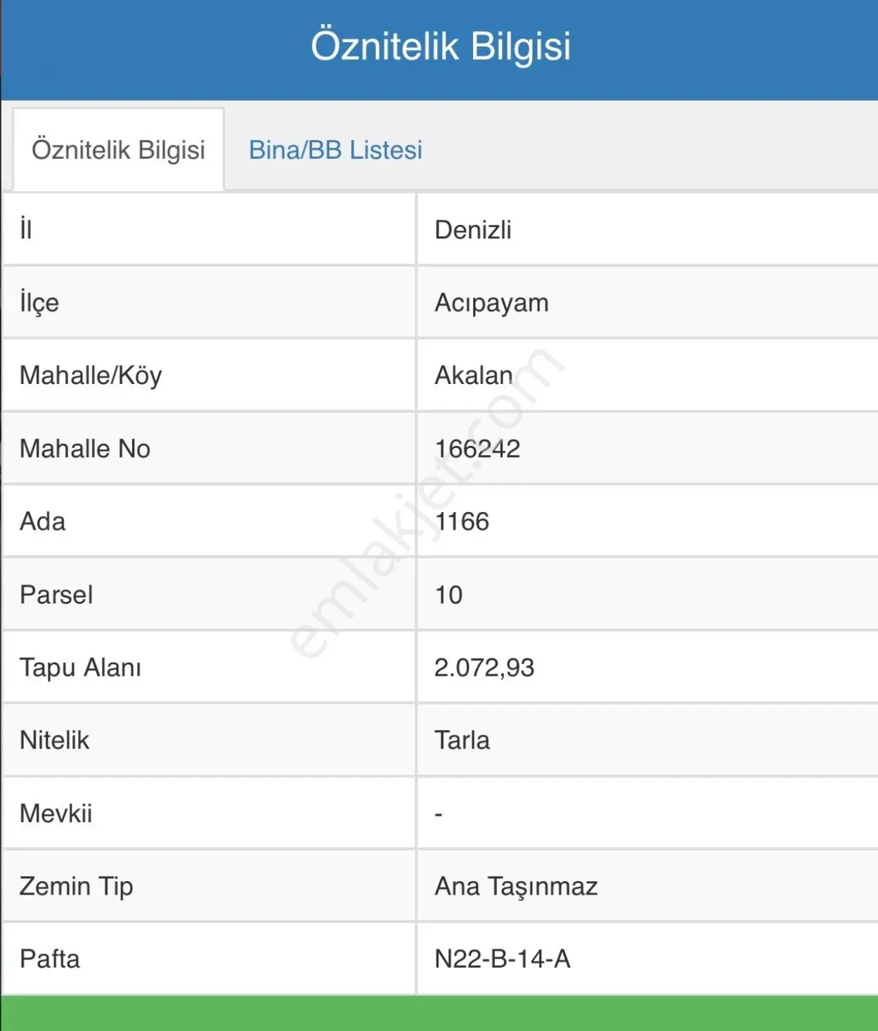 Denizli Acıpayam Akalan 1166 Ada 10 Par 2.072m2 Tarla Resmi Yola Cephesi Vardır Müstakil Tapulu — fotoğraf 5