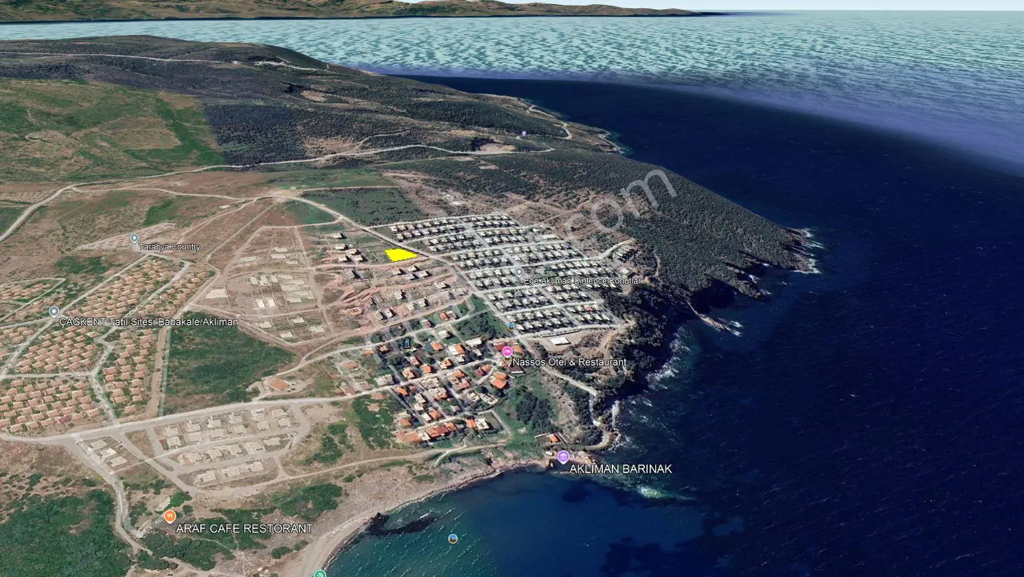 Çanakkale Ayvacık Babakale'de 1022m² Konut Arsa Fırsatı — fotoğraf 9
