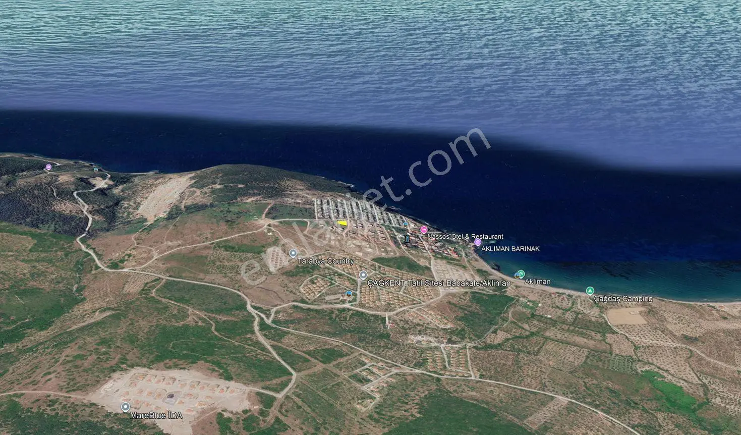 Çanakkale Ayvacık Babakale'de 1022m² Konut Arsa Fırsatı — fotoğraf 13